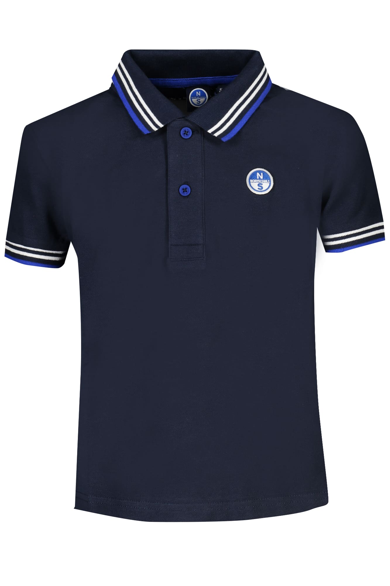 northsailspolomanichecortebambinoblu_1 NORTH SAILS SHORT SLEEVED POLO SHIRT FOR CHILDREN BLUE - Image 1