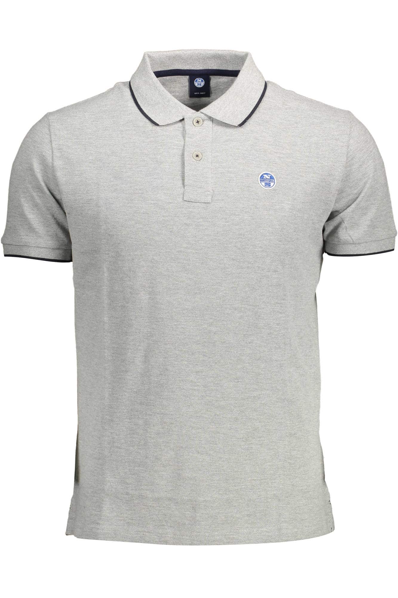 northsailspolomanichecorteuomogrigio_1 NORTH SAILS SHORT SLEEVE POLO SHIRT MAN GRAY - Image 1