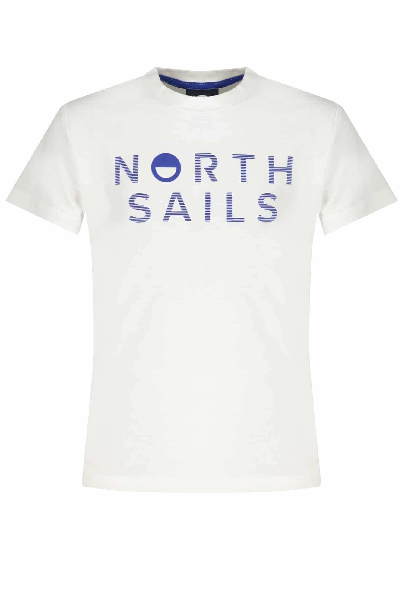 northsailst-shirtmanichecortebambinobianco_1 NORTH SAILS WHITE SHORT SLEEVED T-SHIRT FOR CHILDREN - Image 1