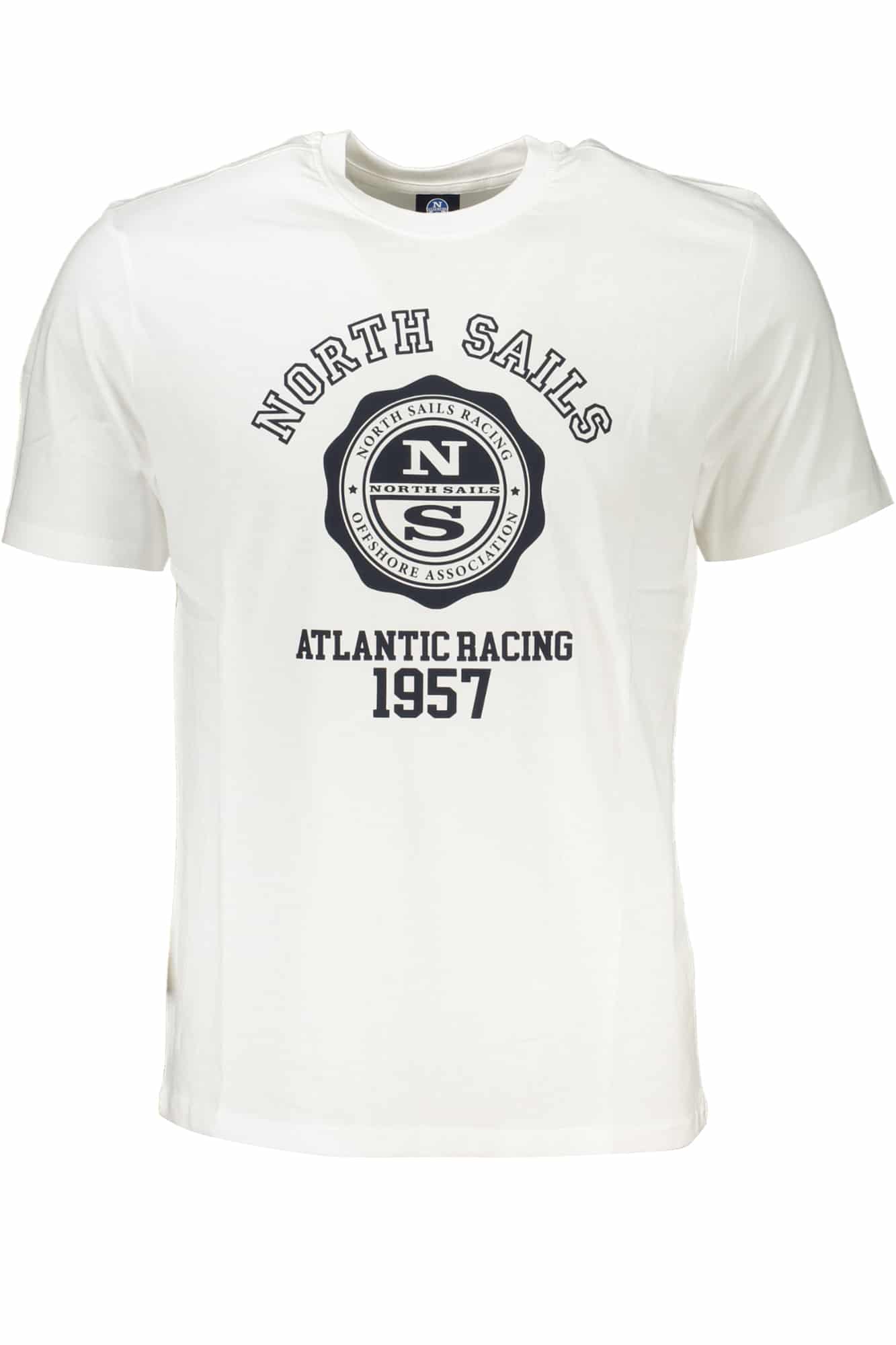 northsailst-shirtmanichecorteuomobianco_1 NORTH SAILS MEN'S SHORT SLEEVED T-SHIRT WHITE - Image 1
