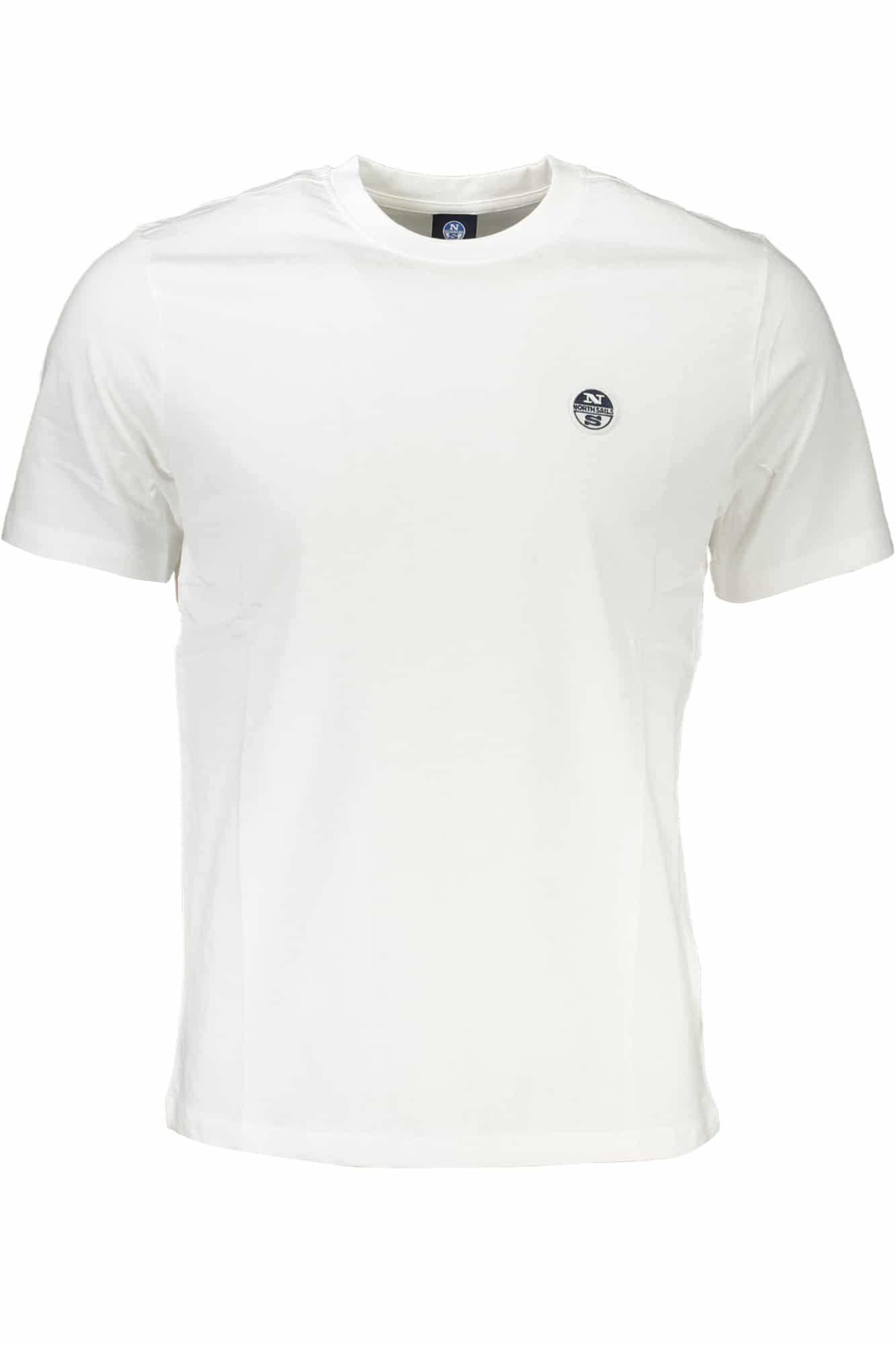 northsailst-shirtmanichecorteuomobianco_1 NORTH SAILS MEN'S SHORT SLEEVED T-SHIRT WHITE - Image 1