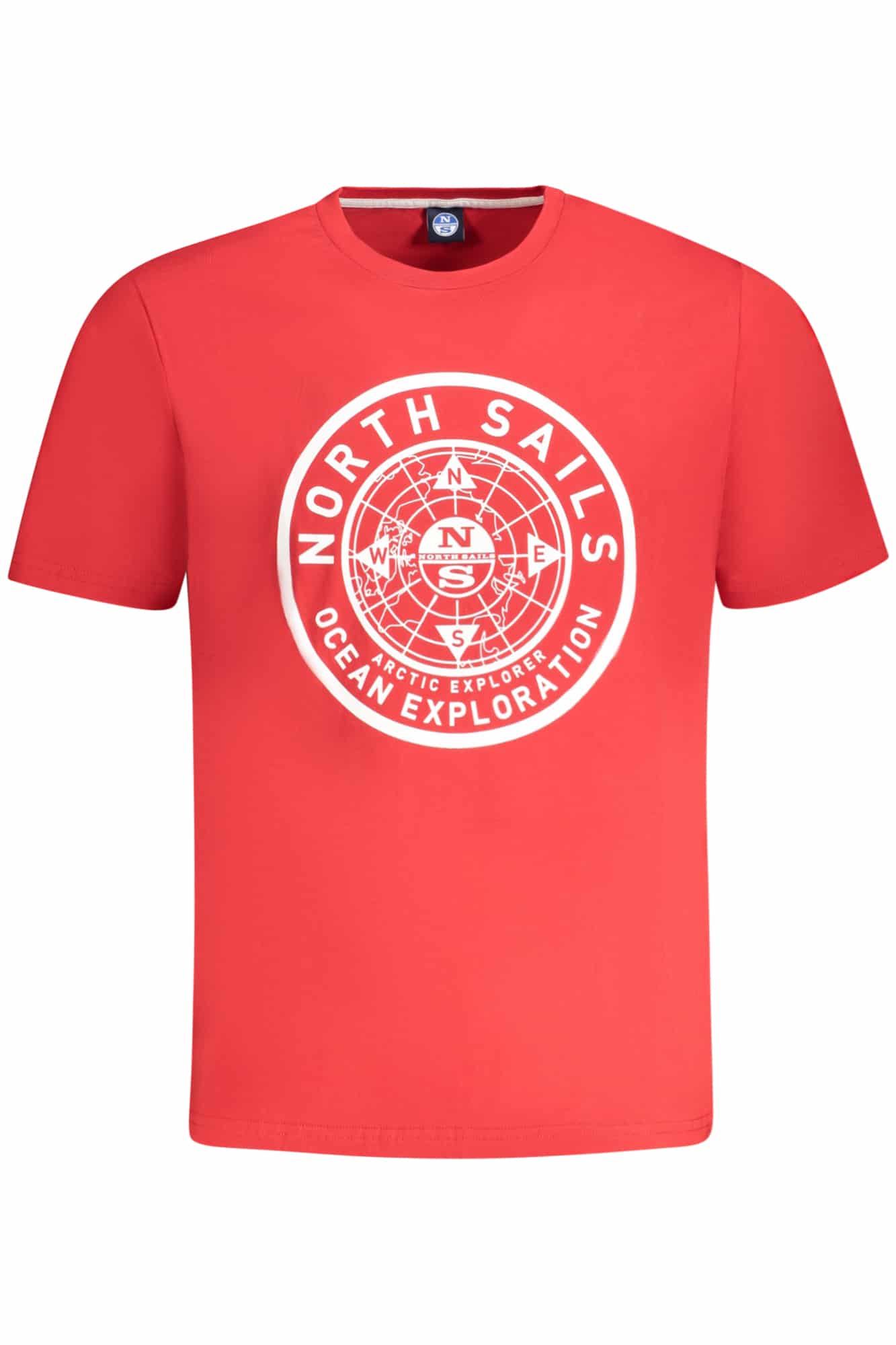 northsailst-shirtmanichecorteuomorosso_1 NORTH SAILS MEN'S SHORT SLEEVE T-SHIRT RED - Image 1
