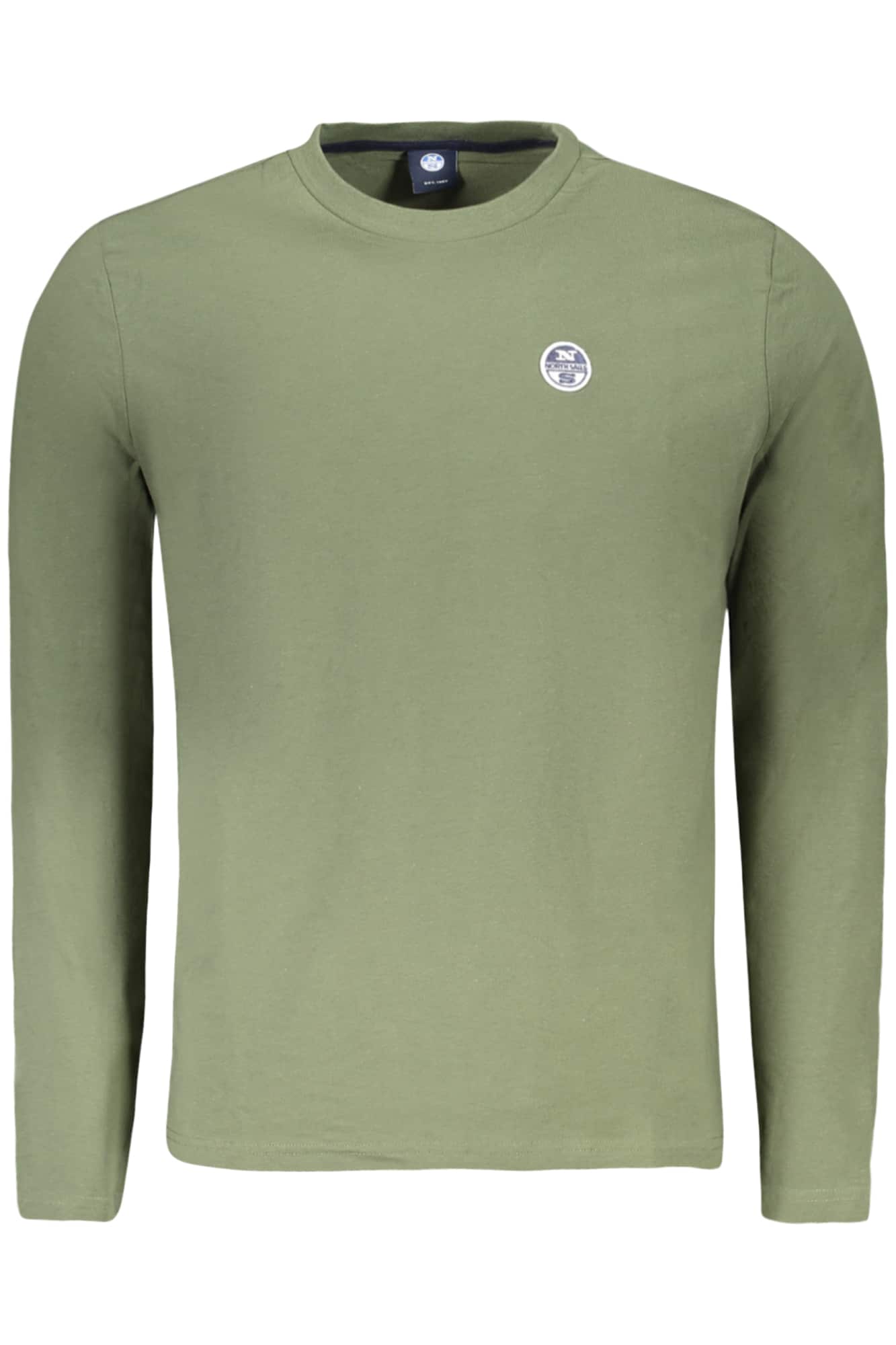 northsailst-shirtmanichelungheuomoverde_1 NORTH SAILS MEN'S LONG-SLEEVED T-SHIRT GREEN - Image 1