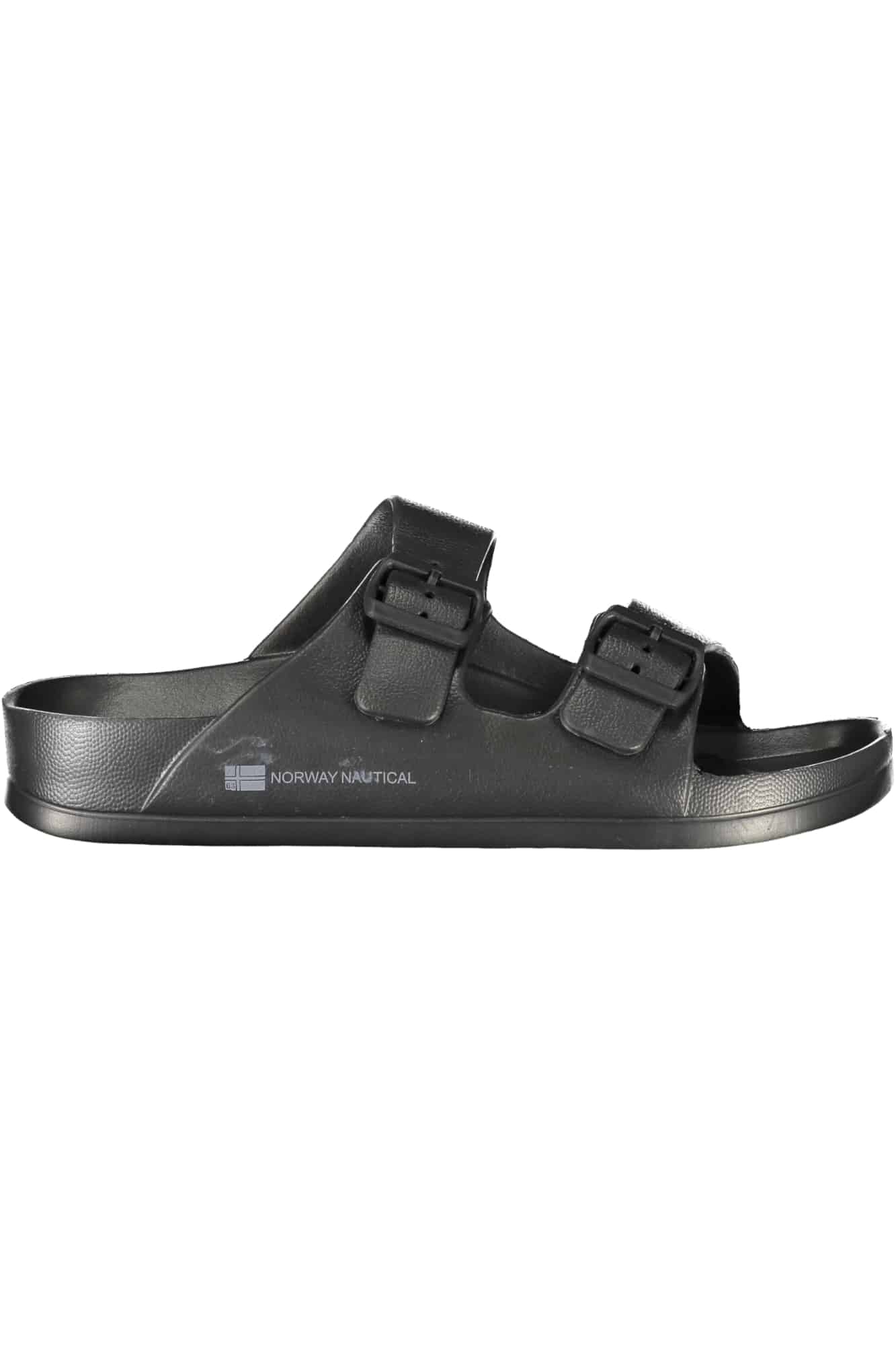 norway1963calzaturaciabattauomonero_1 NORWAY 1963 MEN'S BLACK SLIPPER FOOTWEAR - Image 1