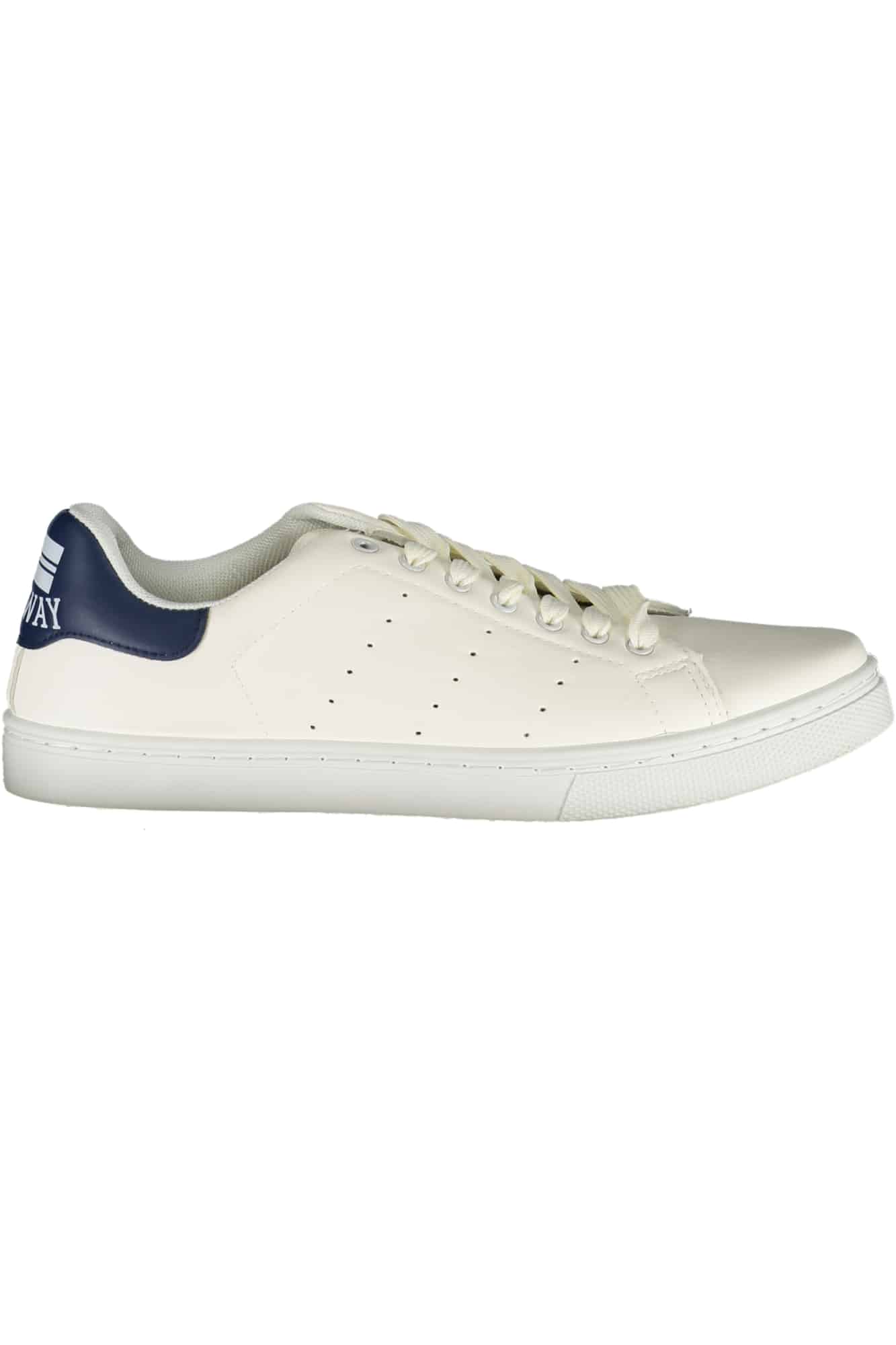 norway1963calzaturasportivauomobianco_1 NORWAY 1963 WHITE MEN'S SPORTS SHOES - Image 1