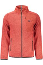 NORWAY 1963 MEN'S RED ZIP-UP SWEATSHIRT