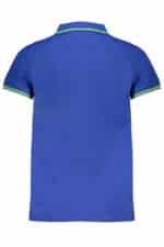 NORWAY 1963 MEN'S BLUE SHORT SLEEVE POLO SHIRT - Image 2