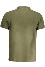NORWAY 1963 GREEN MEN'S SHORT SLEEVED POLO SHIRT - Image 2