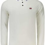 NORWAY 1963 LONG SLEEVE POLO MEN WHITE