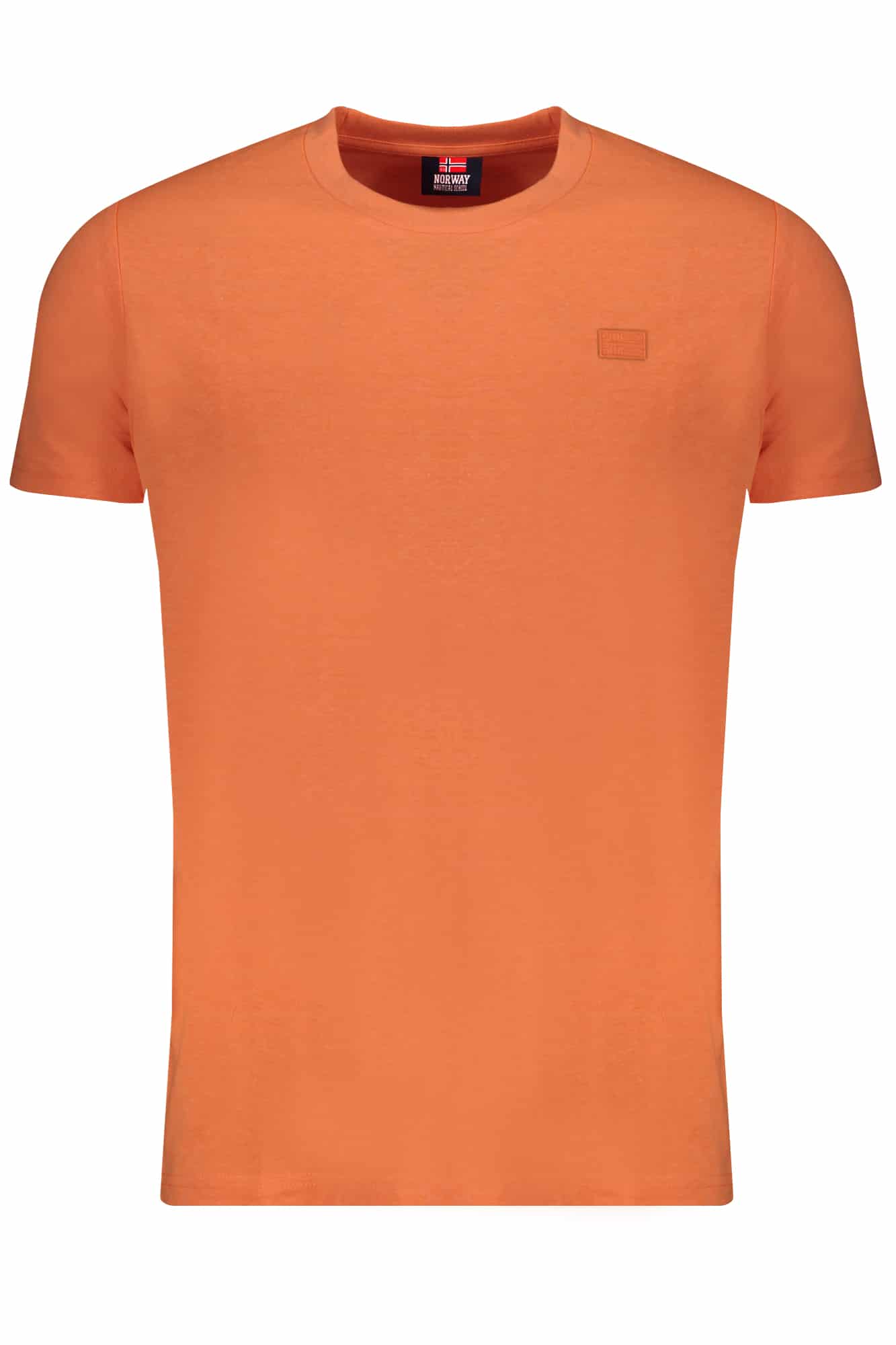 norway1963t-shirtmanichecorteuomoarancio_1 NORWAY 1963 MEN'S ORANGE SHORT SLEEVE T-SHIRT - Image 1