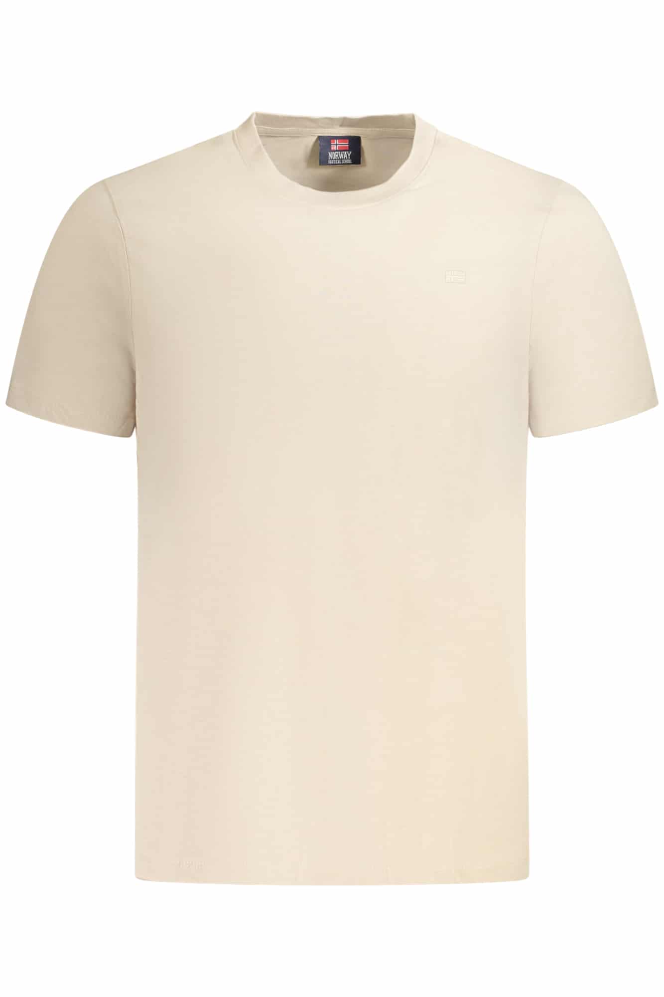 norway1963t-shirtmanichecorteuomobeige_1 NORWAY 1963 MEN'S SHORT SLEEVE T-SHIRT BEIGE - Image 1