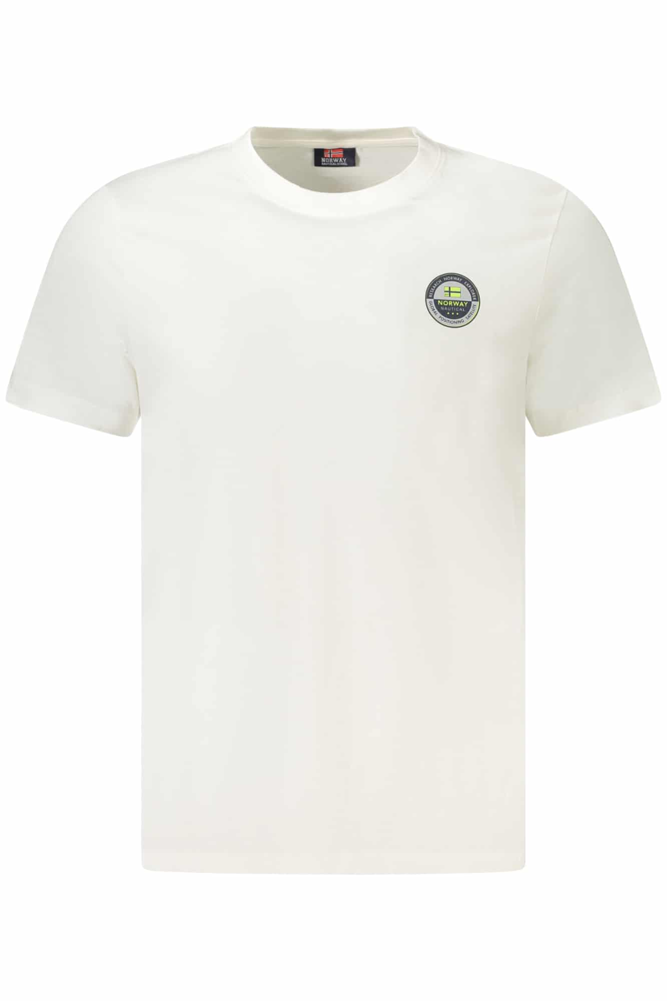 norway1963t-shirtmanichecorteuomobianco_1 NORWAY 1963 MEN'S SHORT SLEEVE T-SHIRT WHITE - Image 1