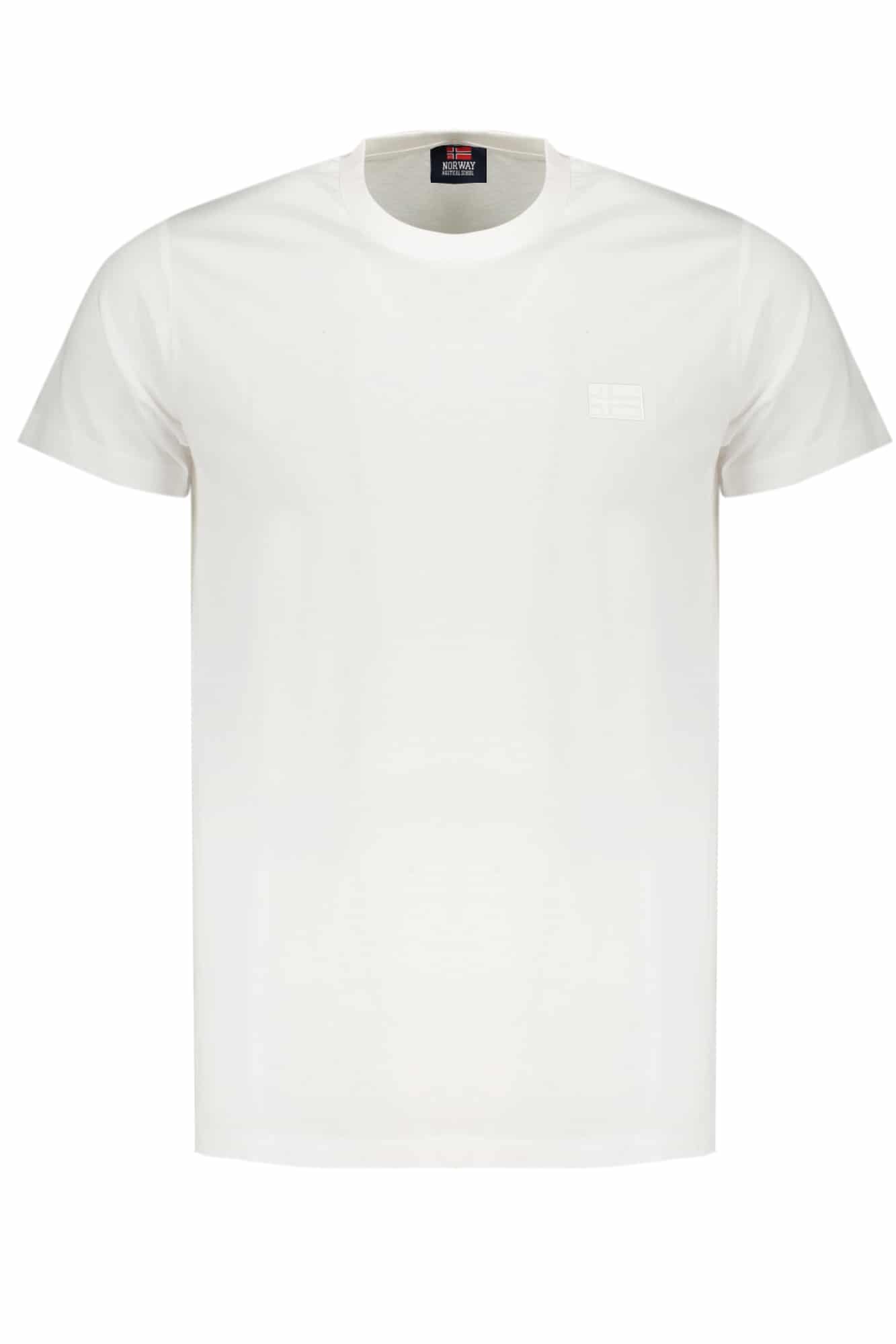 norway1963t-shirtmanichecorteuomobianco_1 NORWAY 1963 MEN'S WHITE SHORT SLEEVE T-SHIRT - Image 1
