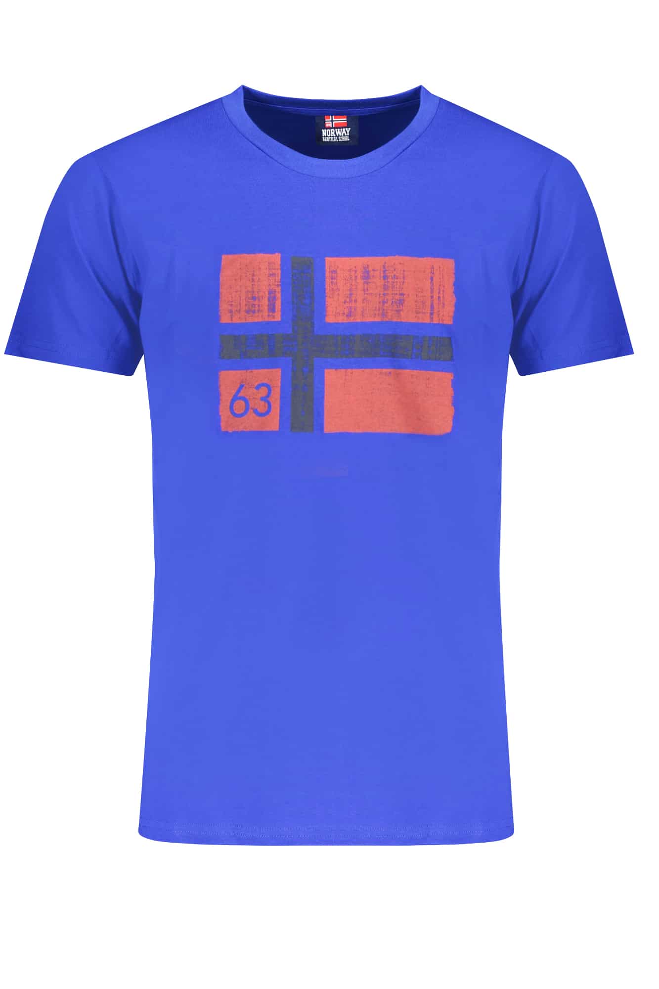 norway1963t-shirtmanichecorteuomoblu_1 NORWAY 1963 MEN'S SHORT SLEEVE T-SHIRT BLUE - Image 1