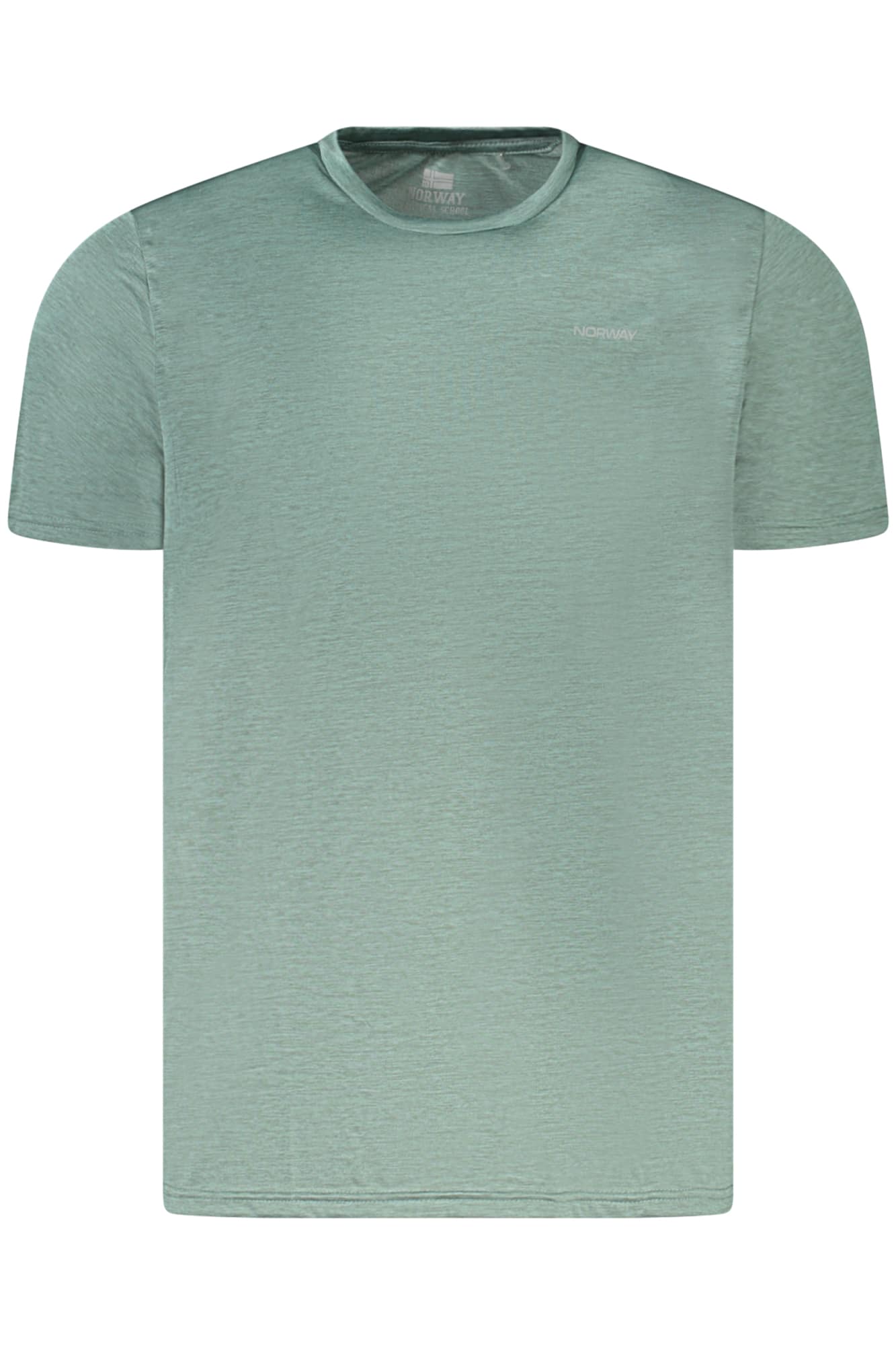 norway1963t-shirtmanichecorteuomoverde_1 NORWAY 1963 MEN'S SHORT SLEEVE T-SHIRT GREEN - Image 1