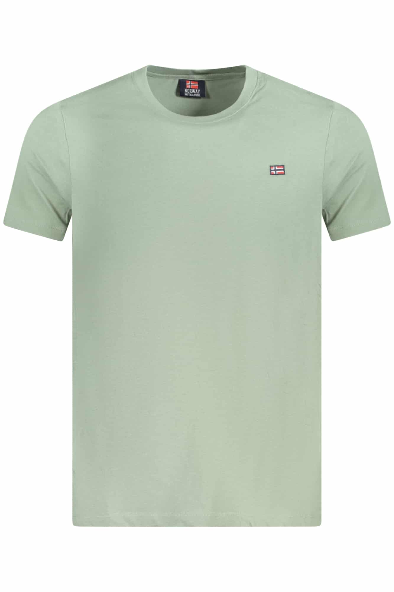 norway1963t-shirtmanichecorteuomoverde_1 NORWAY 1963 MEN'S SHORT SLEEVE T-SHIRT GREEN - Image 1