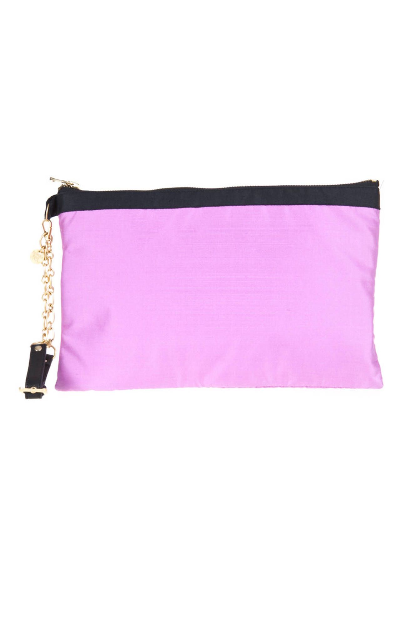 patriziapepepochettedonnaviola_1 PATRIZIA PEPE PURPLE WOMAN CLUTCH - Image 1