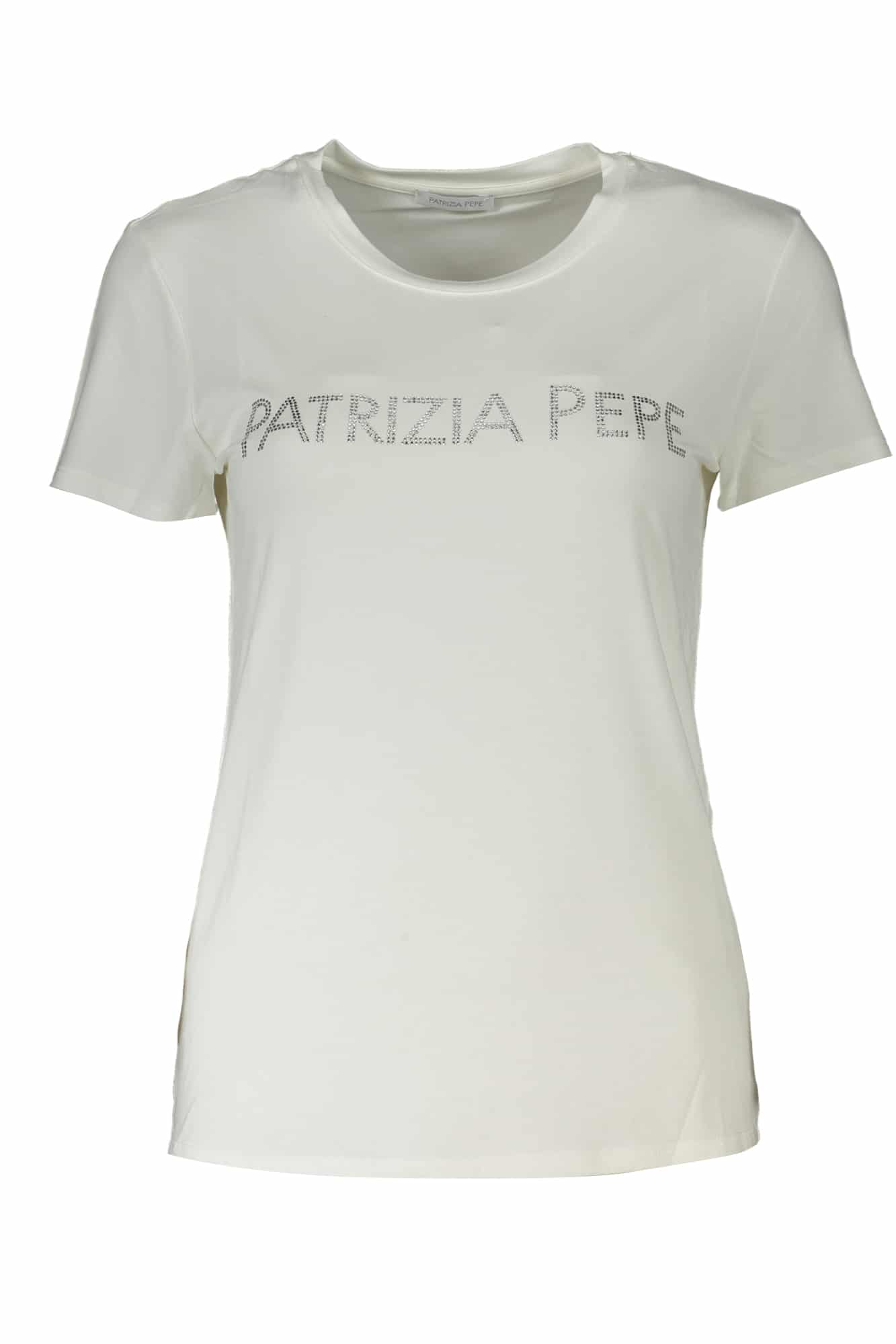 patriziapepet-shirtmanichecortedonnabianco_1 PATRIZIA PEPE WOMEN'S SHORT SLEEVE T-SHIRT WHITE - Image 1