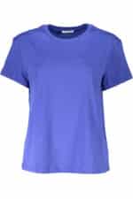 PATRIZIA PEPE WOMEN'S SHORT SLEEVE T-SHIRT BLUE