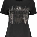 PATRIZIA PEPE WOMEN'S SHORT SLEEVE T-SHIRT BLACK
