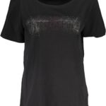 PATRIZIA PEPE WOMEN'S SHORT SLEEVE T-SHIRT BLACK
