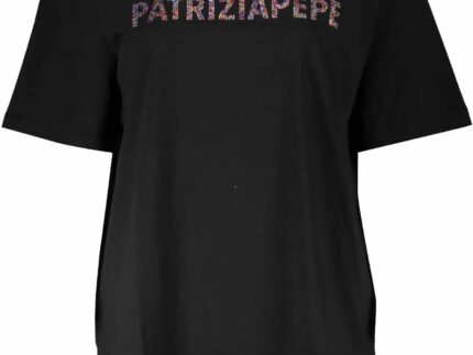 PATRIZIA PEPE WOMEN'S SHORT SLEEVE T-SHIRT BLACK