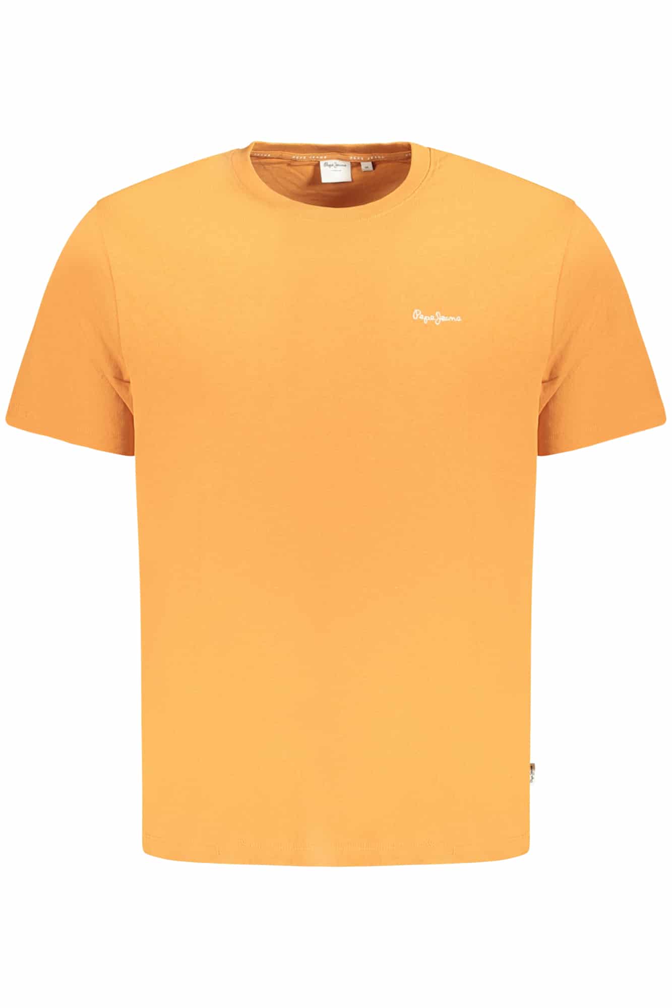 pepejeanst-shirtmanichecorteuomoarancio_1 PEPE JEANS MEN'S SHORT SLEEVE T-SHIRT ORANGE - Image 1