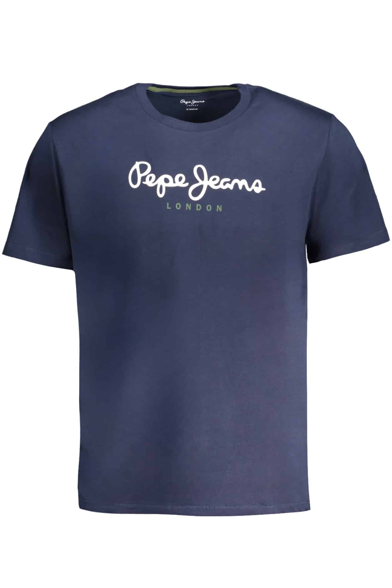 pepejeanst-shirtmanichecorteuomoblu_1 PEPE JEANS MEN'S SHORT SLEEVED T-SHIRT BLUE - Image 1