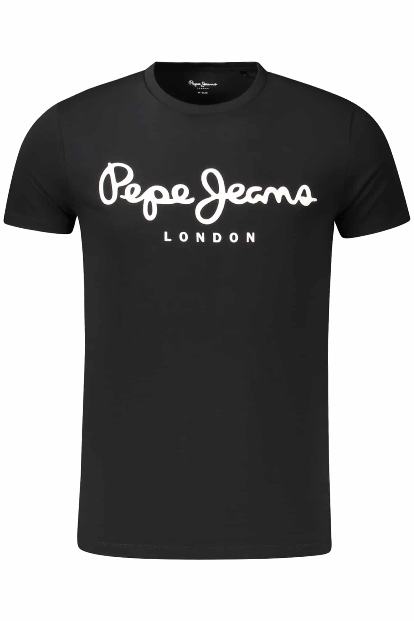 pepejeanst-shirtmanichecorteuomonero_1 PEPE JEANS SHORT SLEEVE T-SHIRT MEN BLACK - Image 1