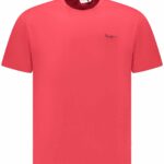 PEPE JEANS MEN'S SHORT SLEEVE T-SHIRT RED