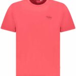 PEPE JEANS MEN'S SHORT SLEEVE T-SHIRT RED