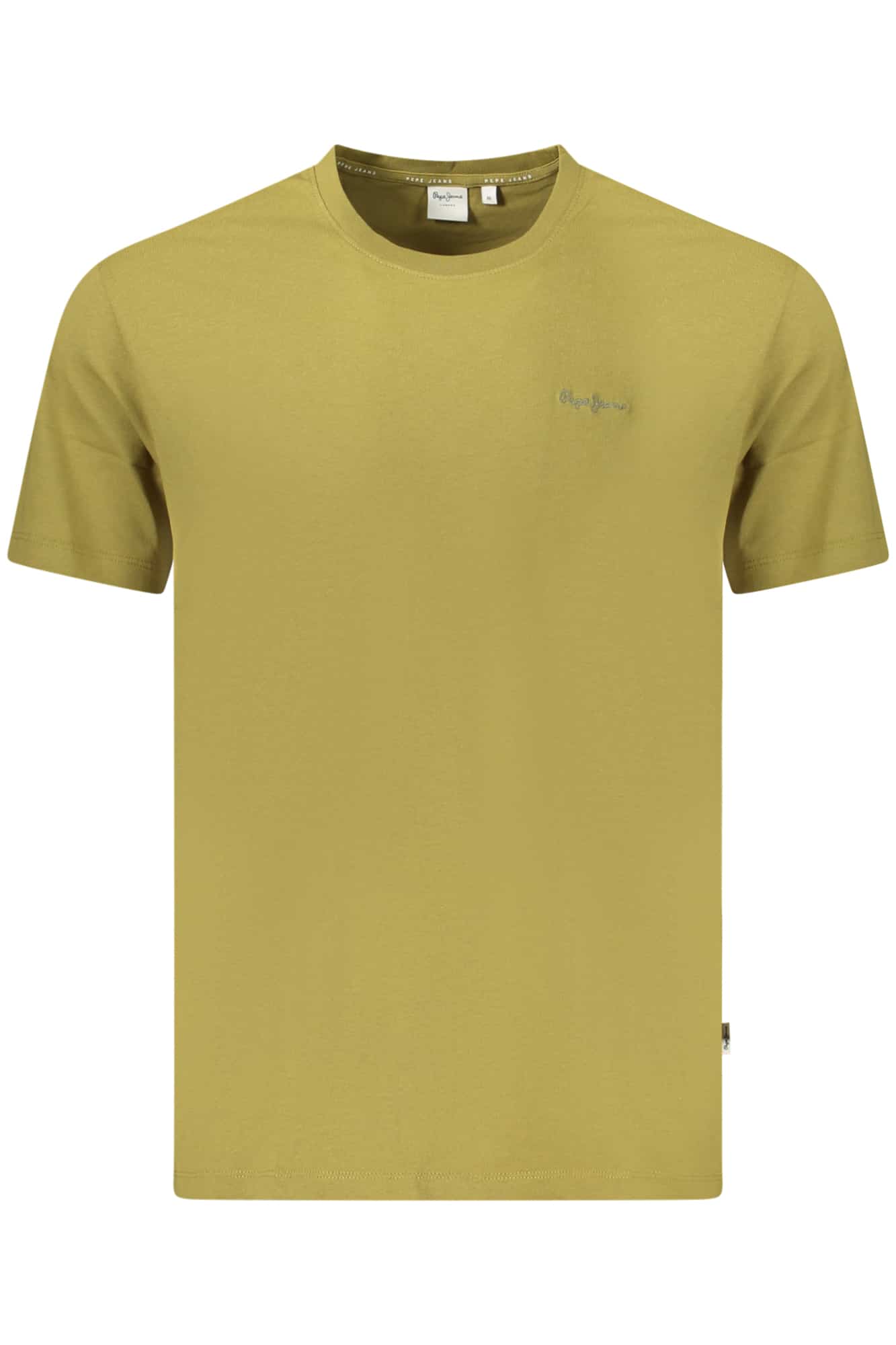 pepejeanst-shirtmanichecorteuomoverde_1 PEPE JEANS MEN'S SHORT-SLEEVED T-SHIRT GREEN - Image 1
