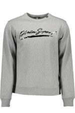 PLEIN SPORT MEN'S ZIP-FREE SWEATSHIRT GREY