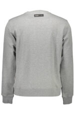 PLEIN SPORT MEN'S ZIP-FREE SWEATSHIRT GREY - Image 2