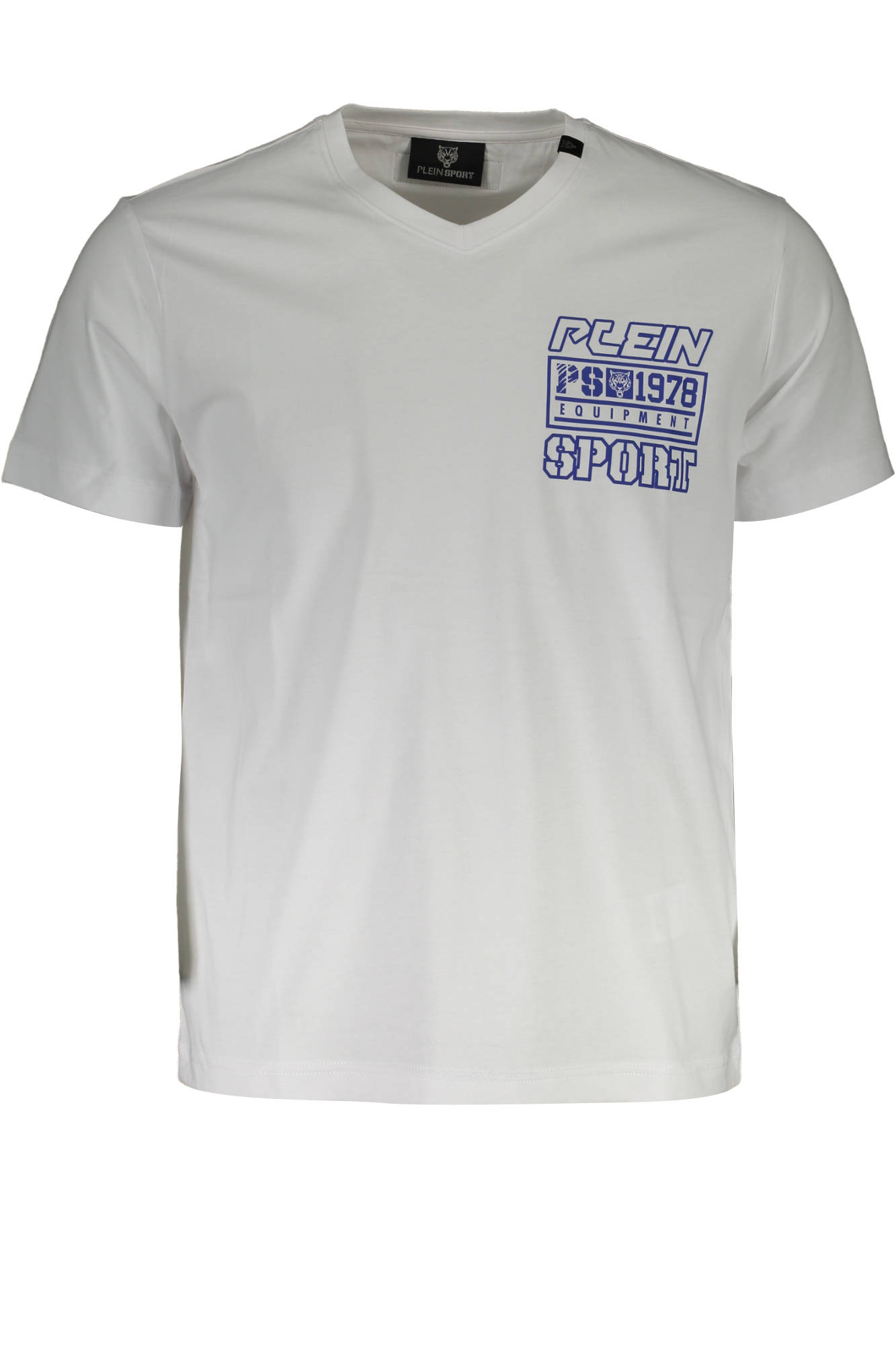 pleinsportt-shirtmanichecorteuomobianco_1 PLEIN SPORT SHORT SLEEVE T-SHIRT MEN WHITE - Image 1
