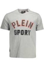 PLEIN SPORT MEN'S SHORT SLEEVE T-SHIRT GRAY