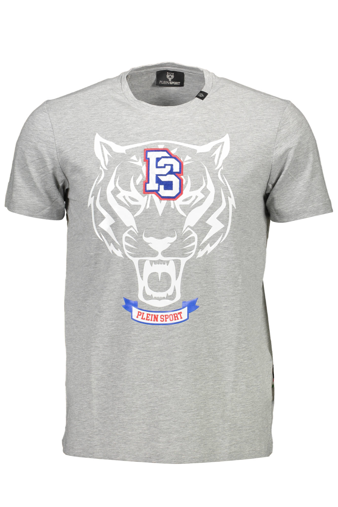 pleinsportt-shirtmanichecorteuomogrigio_1 PLEIN SPORT SHORT SLEEVE T-SHIRT MEN GREY - Image 1