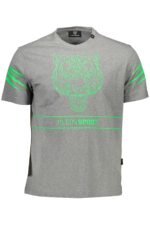 PLEIN SPORT SHORT SLEEVE T-SHIRT MEN GREY