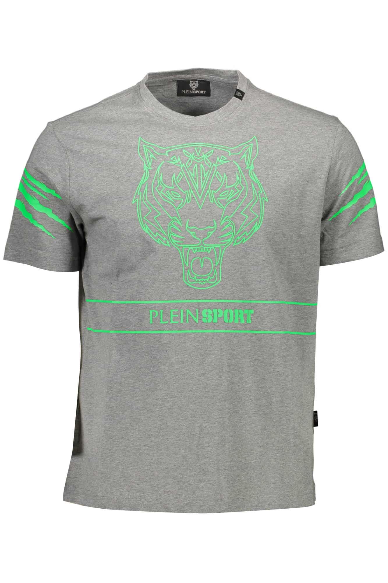 pleinsportt-shirtmanichecorteuomogrigio_1 PLEIN SPORT SHORT SLEEVE T-SHIRT MEN GREY - Image 1
