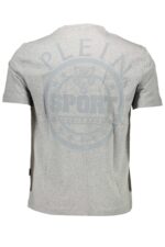 PLEIN SPORT MEN'S SHORT SLEEVE T-SHIRT GRAY - Image 2
