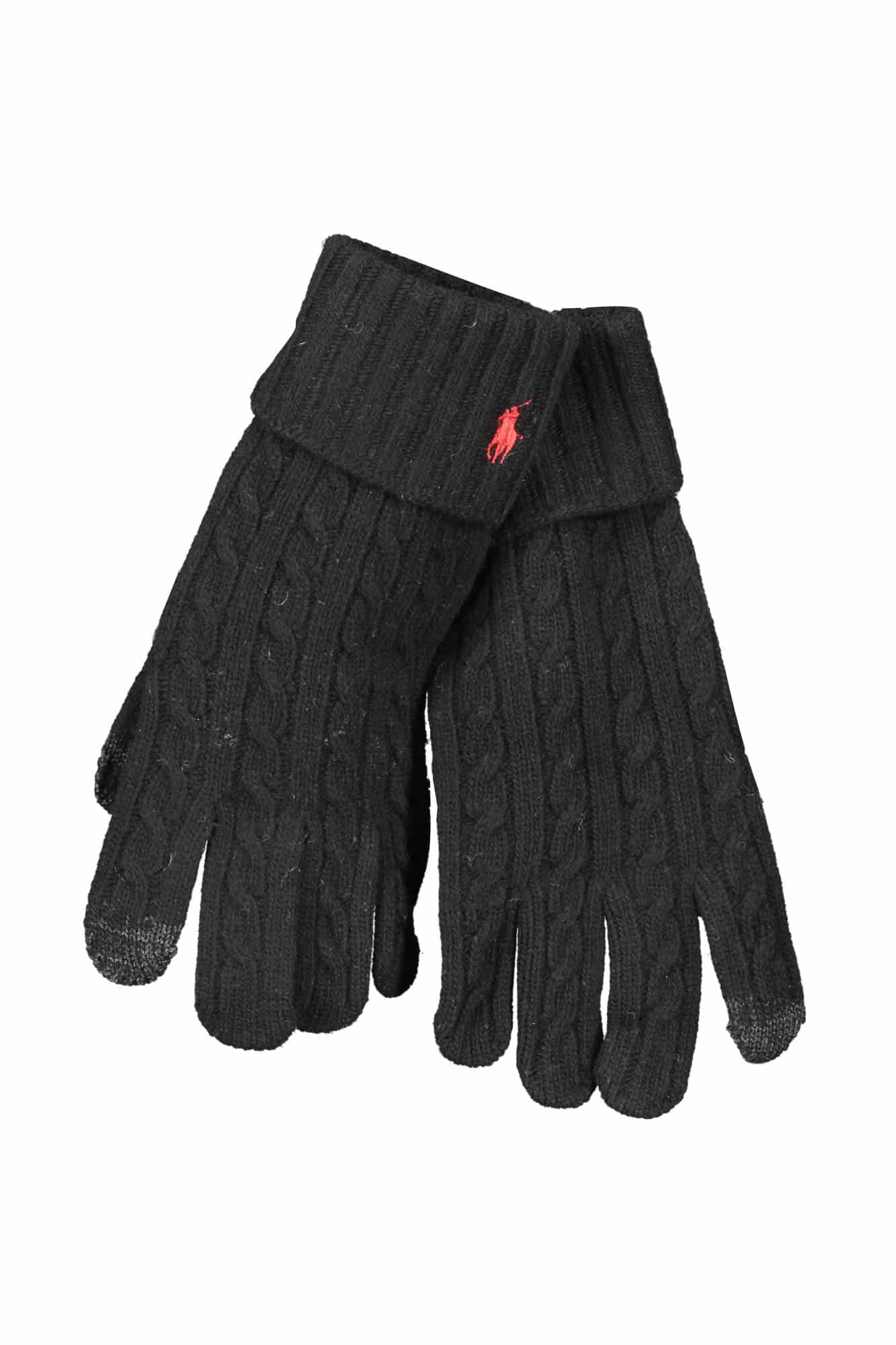 ralphlaurenguantiuomonero_1 RALPH LAUREN MEN'S BLACK GLOVES - Image 1