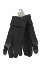 RALPH LAUREN MEN'S BLACK GLOVES - Image 2