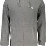 SERGIO TACCHINI MEN'S GRAY ZIP SWEATSHIRT
