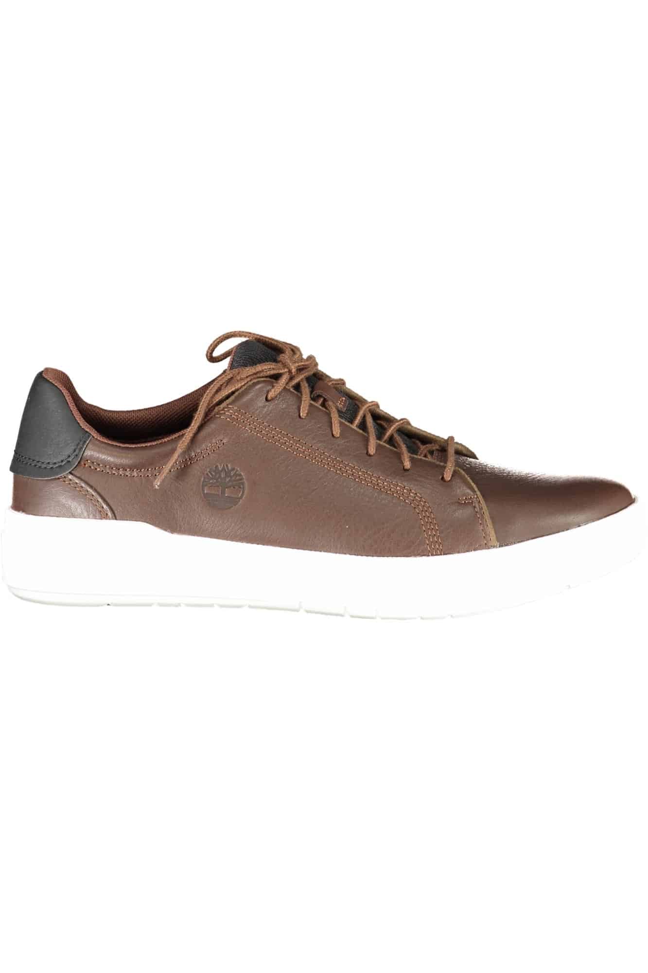 timberlandcalzaturasportivauomomarrone_1 TIMBERLAND MEN'S BROWN SPORTS SHOES - Image 1