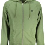 TIMBERLAND MEN'S ZIP-UP SWEATSHIRT GREEN