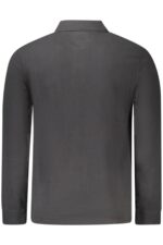 TIMBERLAND MEN'S LONG-SLEEVE POLO SHIRT BLACK - Image 2