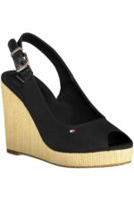 TOMMY HILFIGER WOMEN'S SANDAL FOOTWEAR BLACK - Image 3