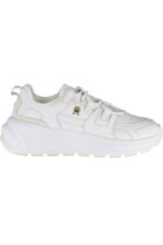 TOMMY HILFIGER WHITE WOMEN'S SPORTS SHOES