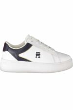 TOMMY HILFIGER WHITE WOMEN'S SPORTS SHOES