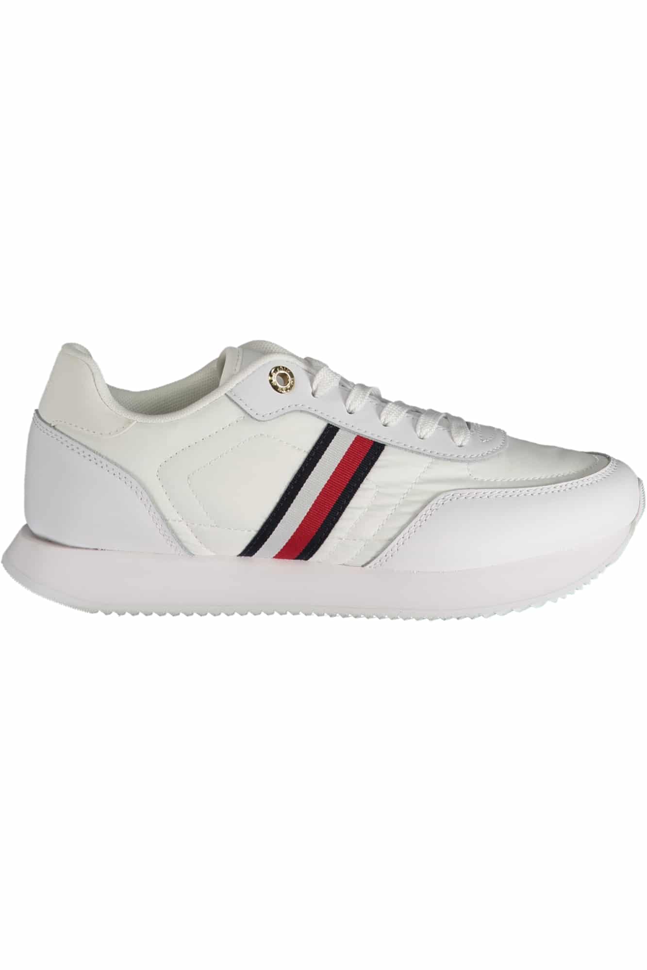 tommyhilfigercalzaturasportivadonnabianco_1 TOMMY HILFIGER WHITE WOMEN'S SPORTS SHOES - Image 1